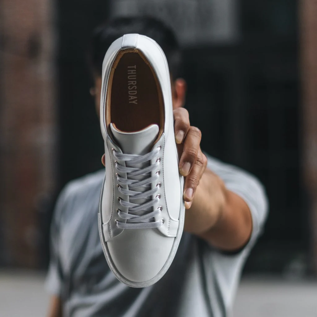 Premier Low Top | White - Thursday Boots