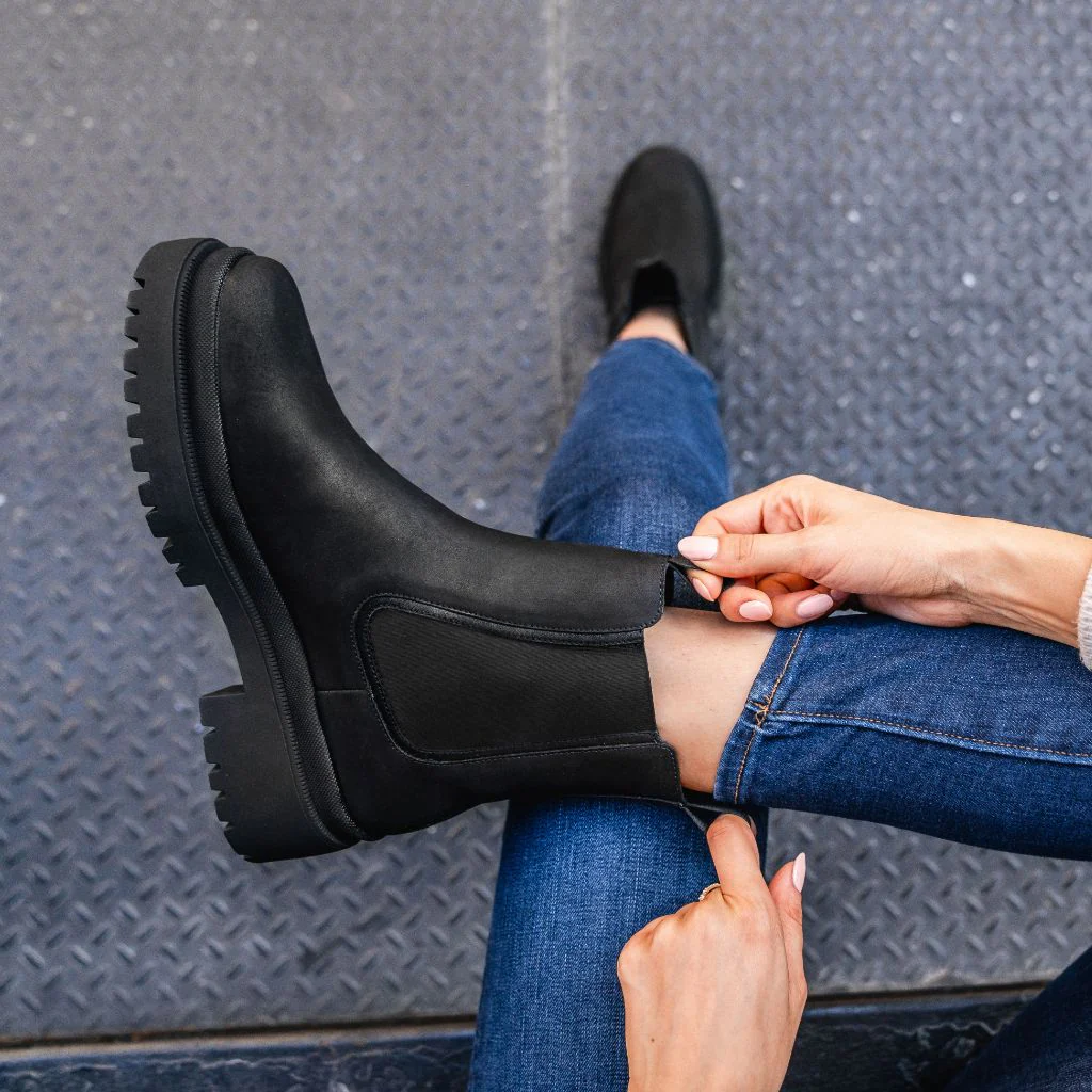 Legend Platform | Black Matte - Thursday Boots