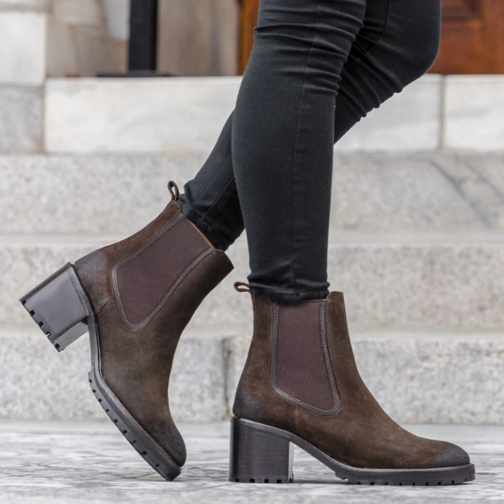 Knockout | Dark Olive Suede - Thursday Boots