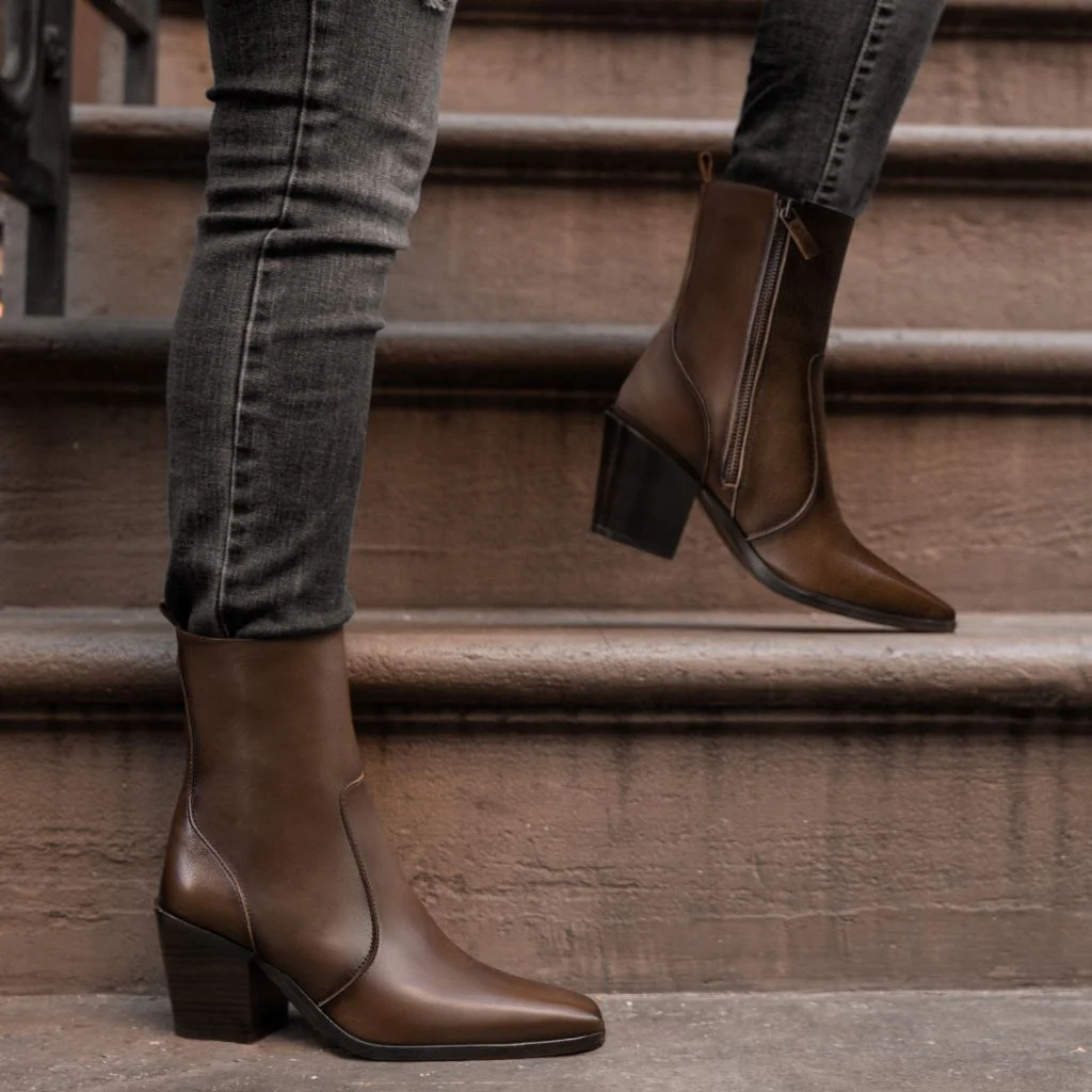 Soho Zip | Chocolate - Thursday Boots