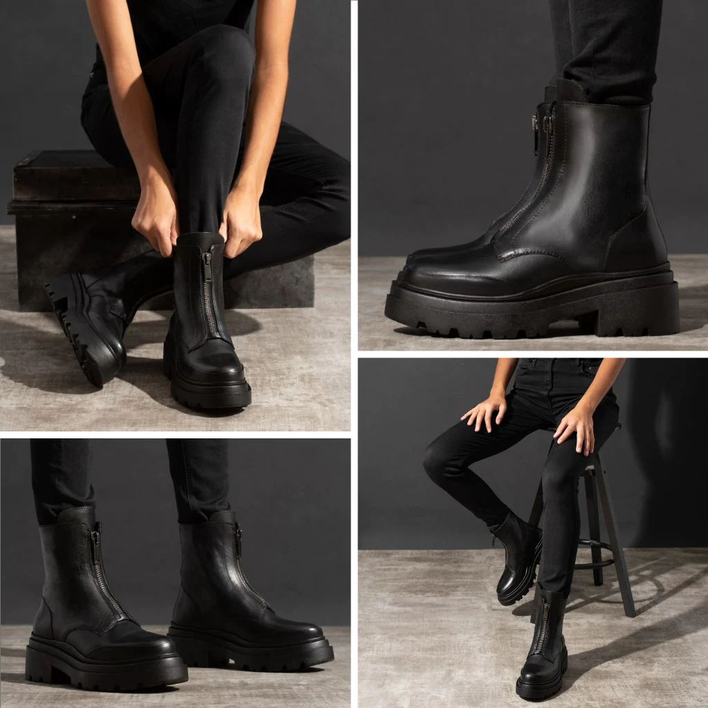 Ryder Platform | Black - Thursday Boots