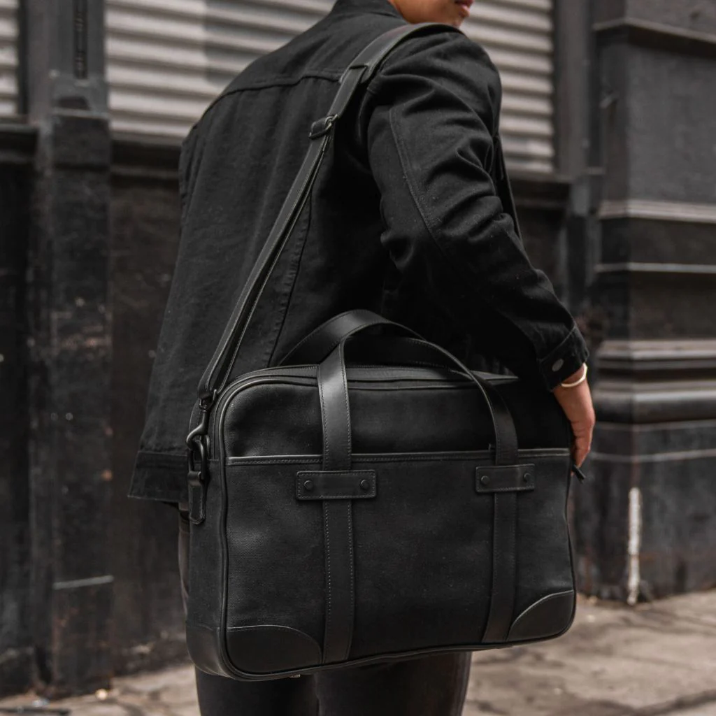 Commuter Bag | Black Canvas - Thursday Boots