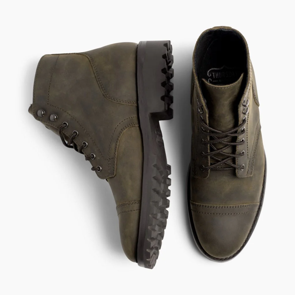 Captain | Dark Olive Matte - Thursday Boots