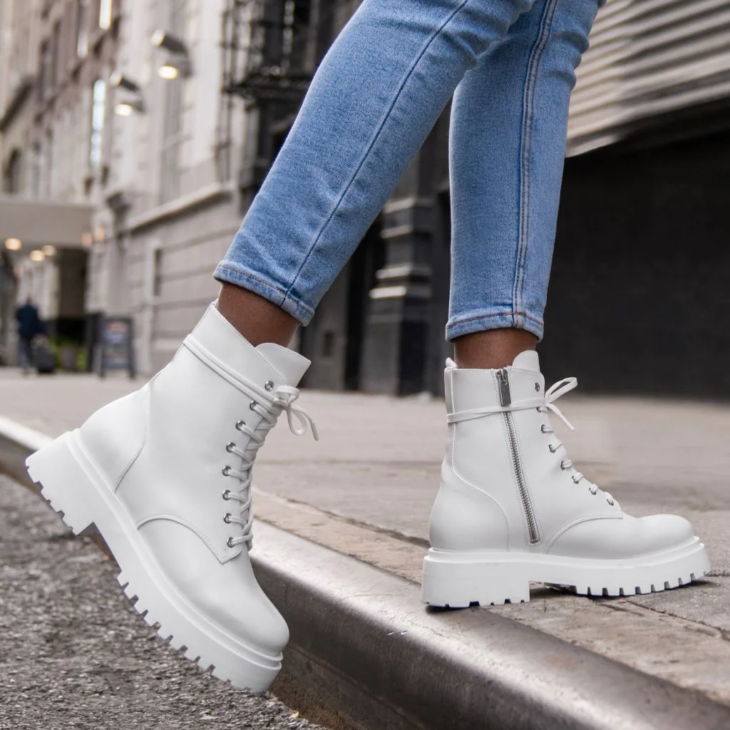 Dolce | White Vegan - Thursday Boots