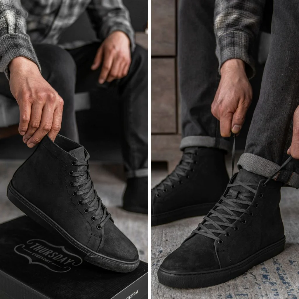 Premier High Top | Black Matte - Thursday Boots