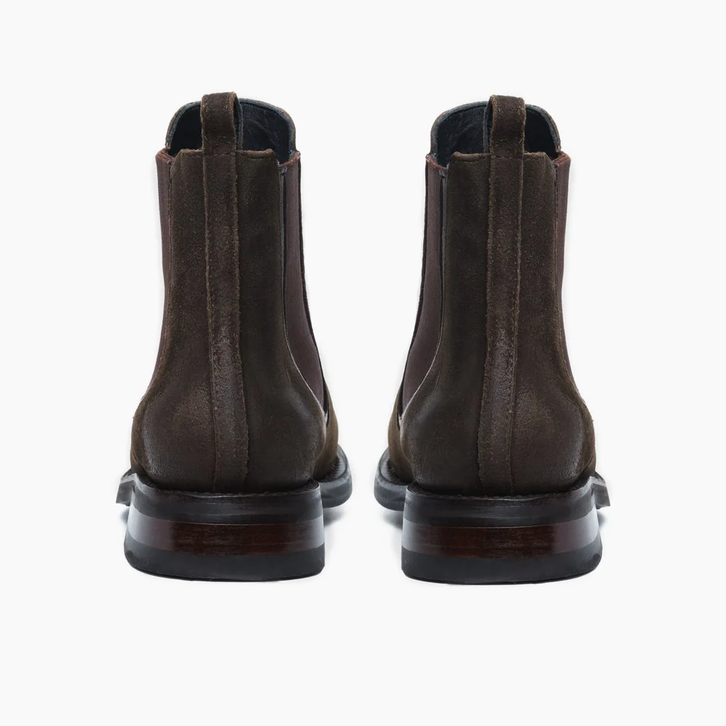 Duke | Dark Olive Suede - Thursday Boots