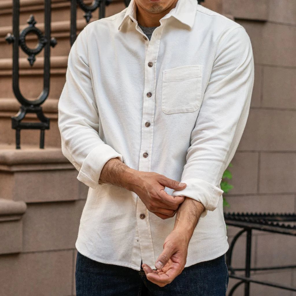 Solid Shirt | Off-White - Thursday Boots