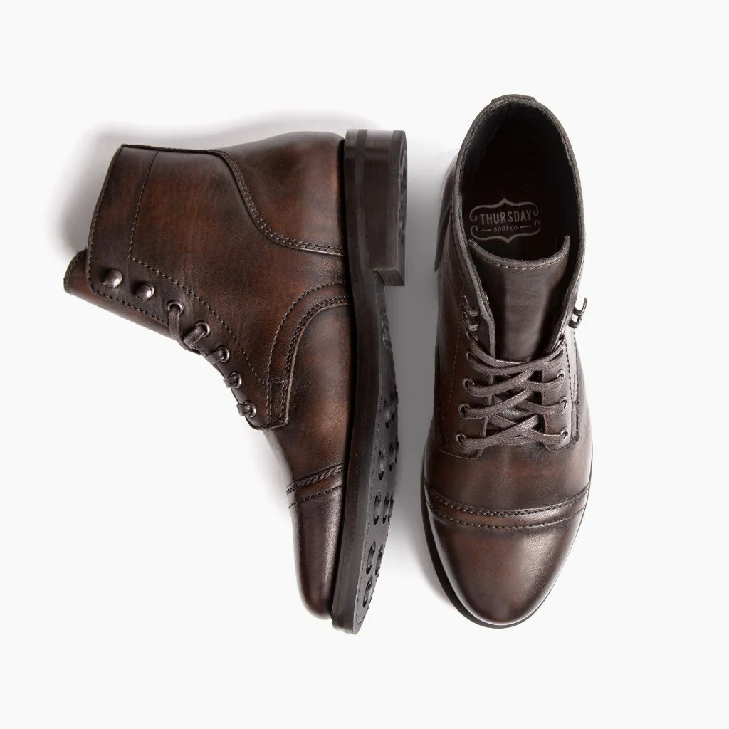 Captain | Black Coffee - Thursday Boots
