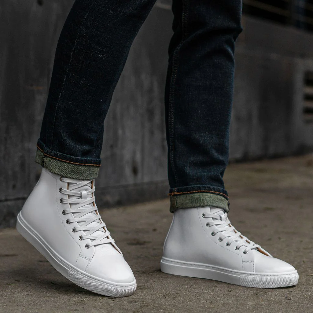 Premier High Top | White - Thursday Boots