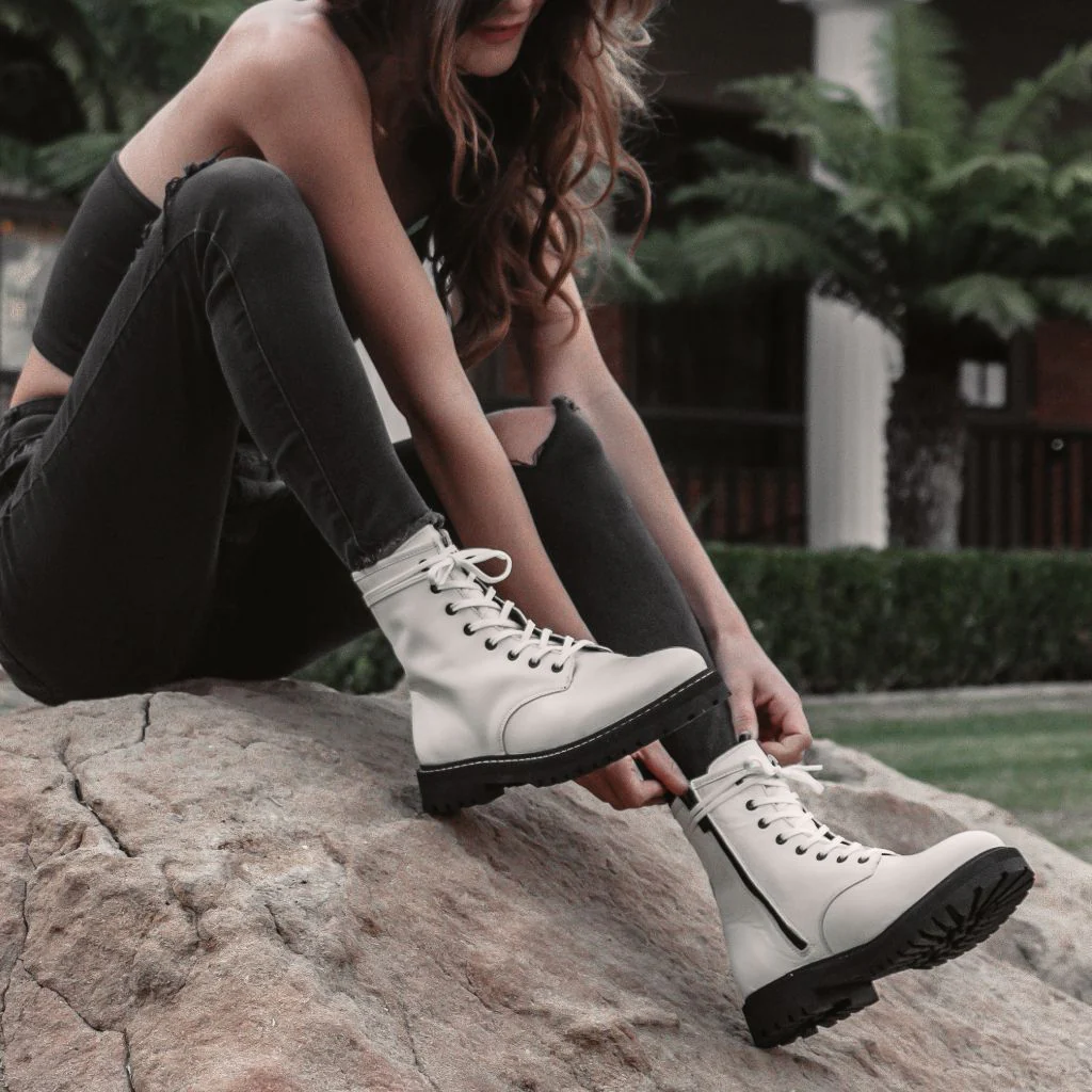 Combat | Ecru - Thursday Boots