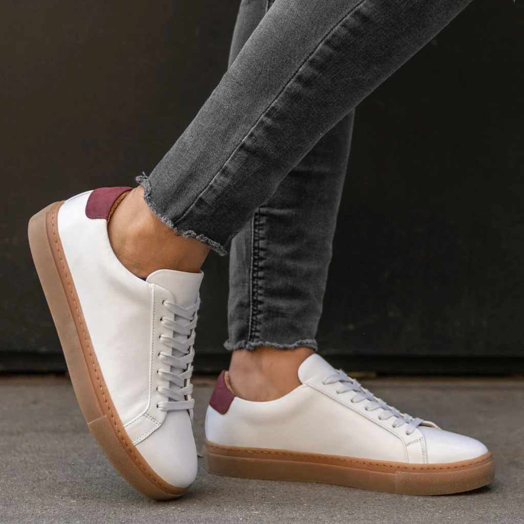 Women's Legacy | White x Burgundy - Thursday Boots