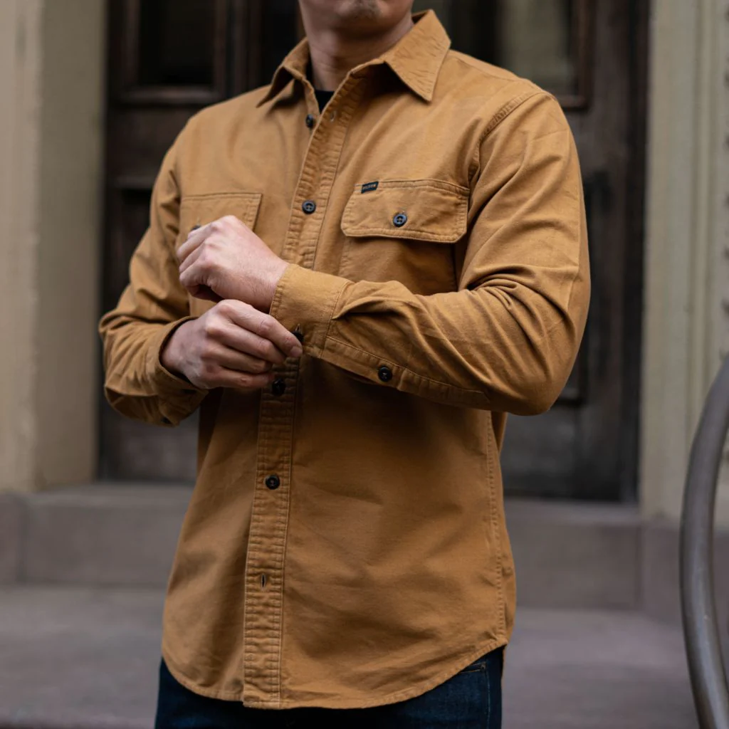 Filson Field Flannel Shirt | Tan Nubuck - Thursday Boots