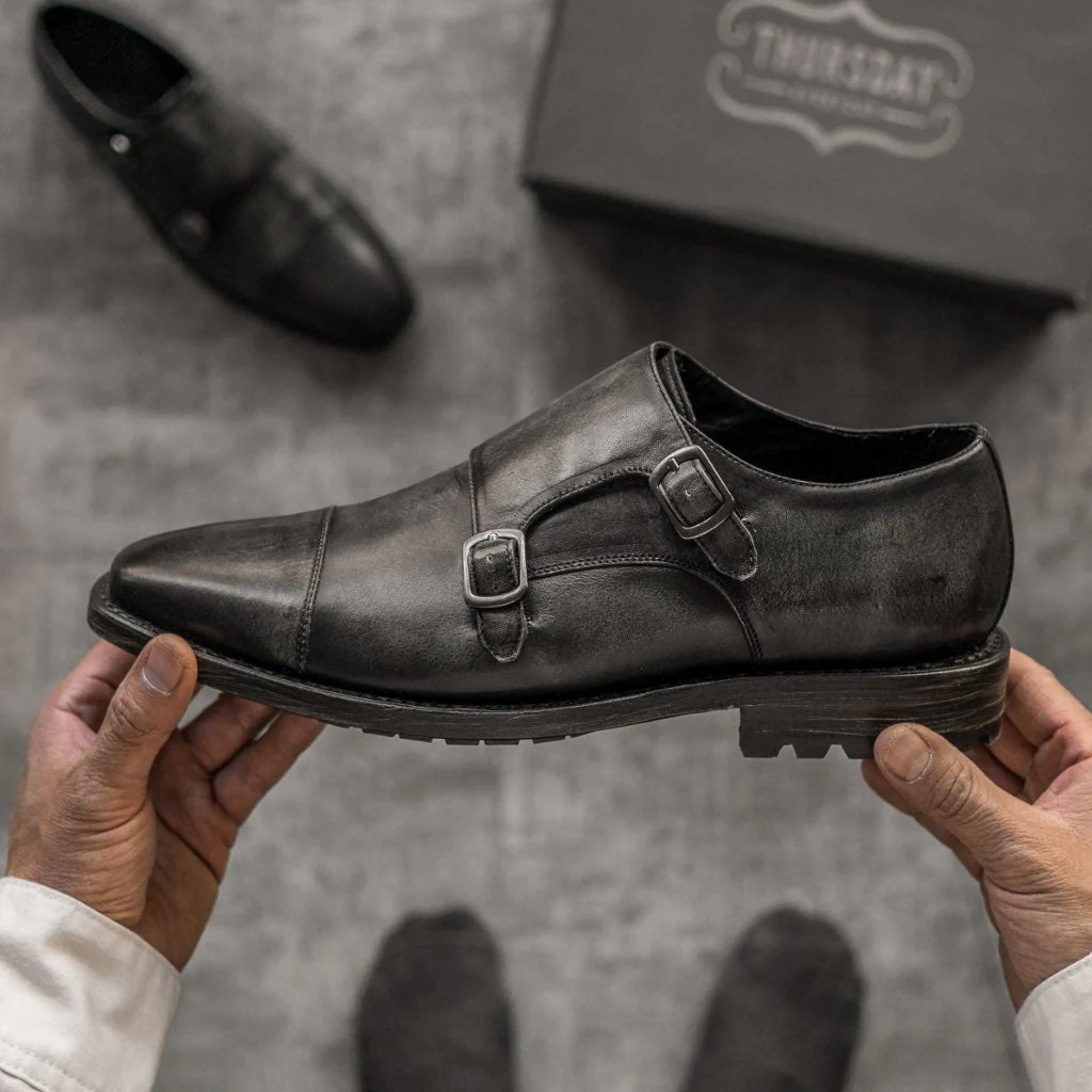 Saint | Distressed Grey - Thursday Boots
