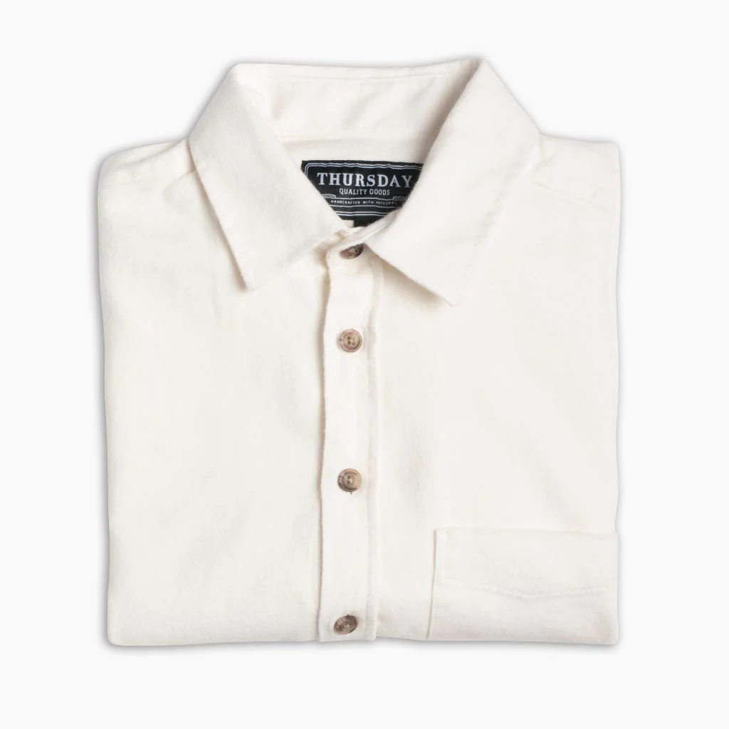 Solid Shirt | Off-White - Thursday Boots