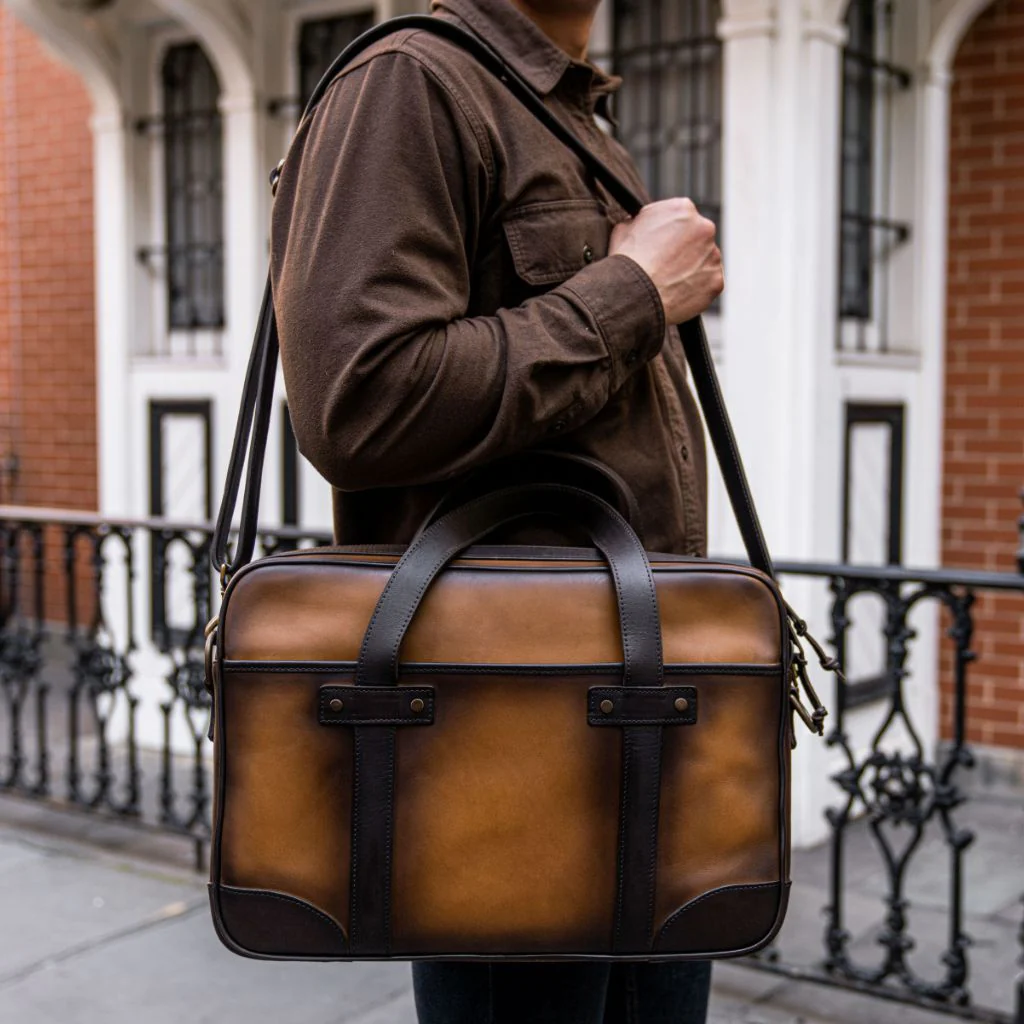 Commuter Bag | Burnished Toffee - Thursday Boots