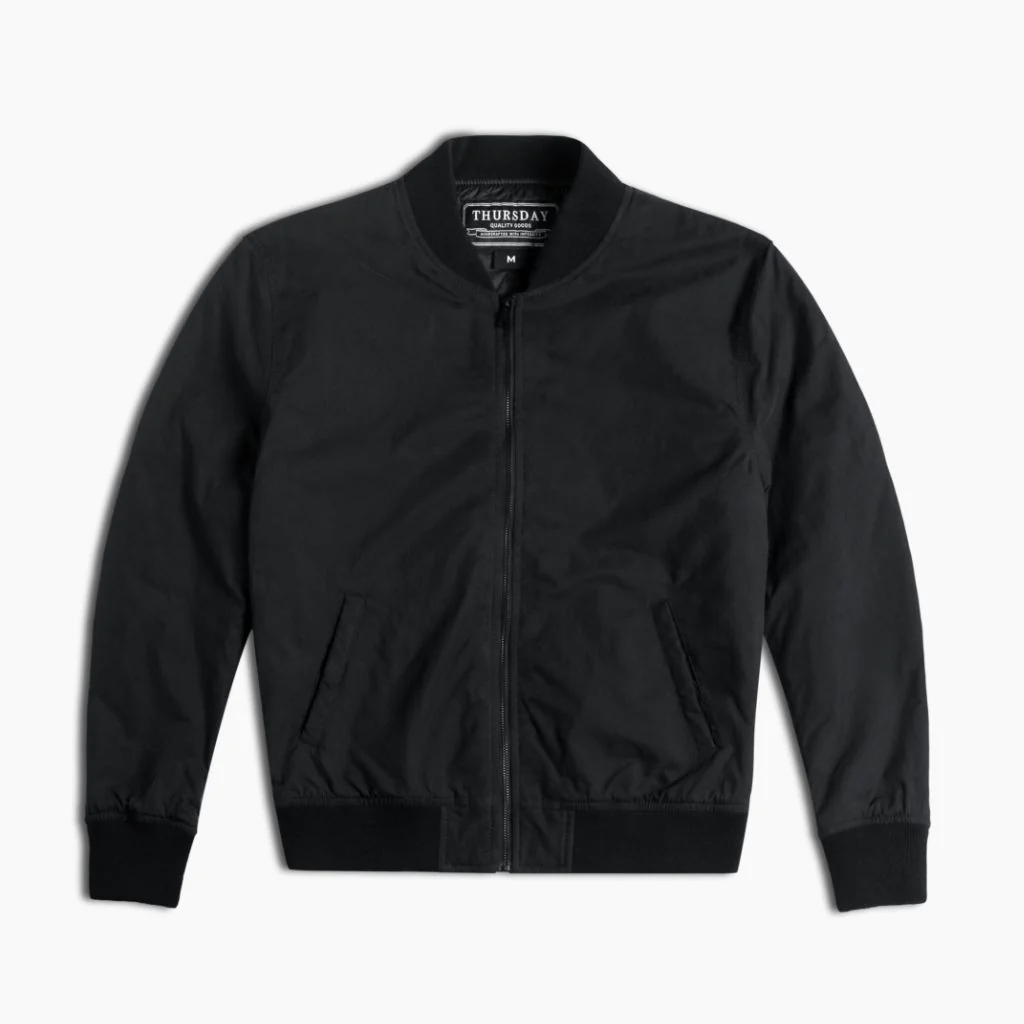 Union Bomber Jacket | Black - Thursday Boots
