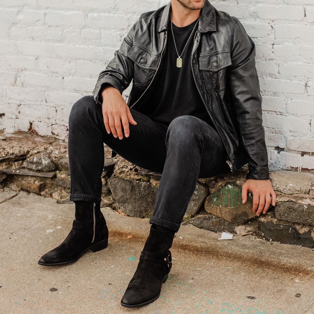 Harness | Black Suede - Thursday Boots