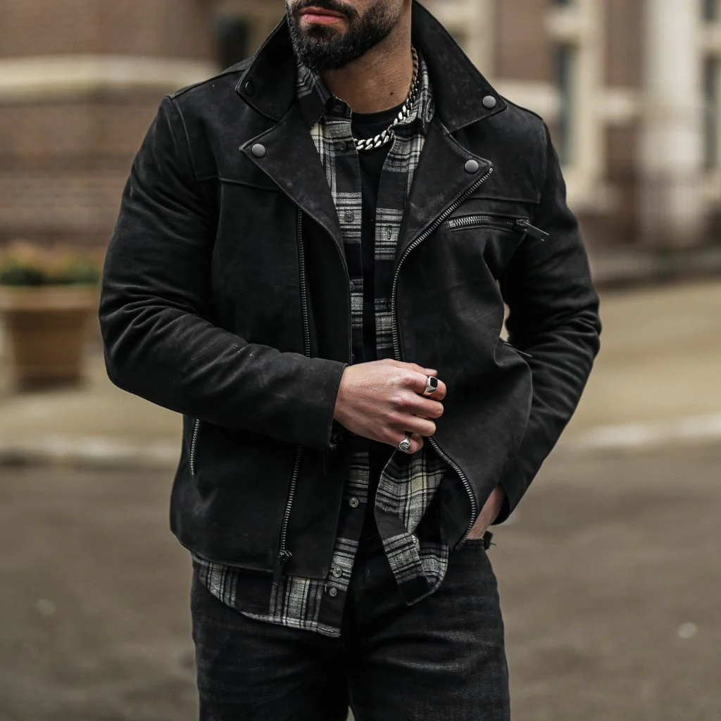 Motorcycle Jacket | Black Matte - Thursday Boots