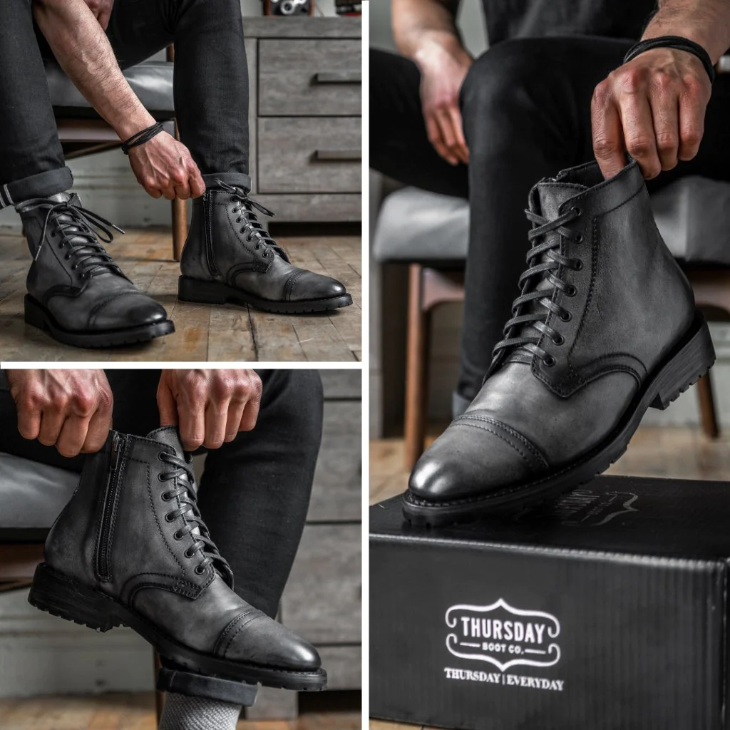 Major | Distressed Grey - Thursday Boots