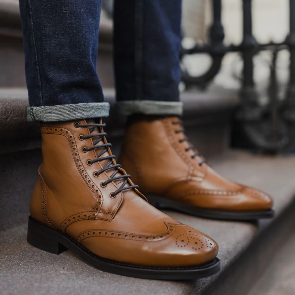 Wingtip | British Tan - Thursday Boots