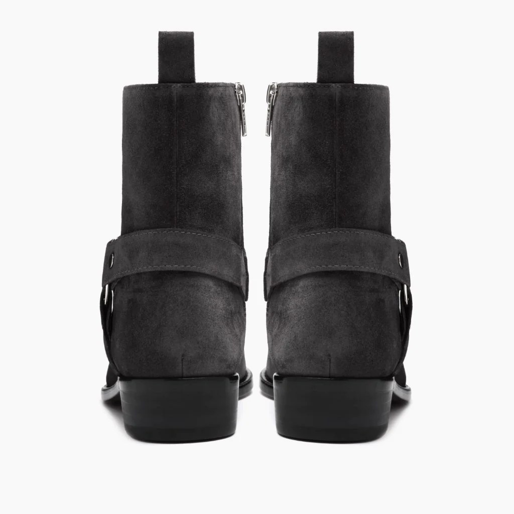 Harness | Grey Suede - Thursday Boots