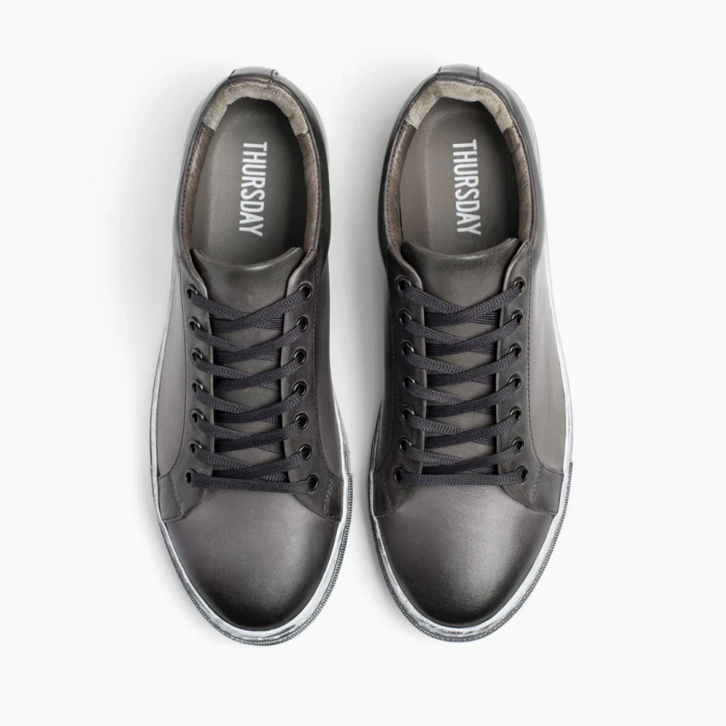 Premier Low Top | Distressed Grey - Thursday Boots