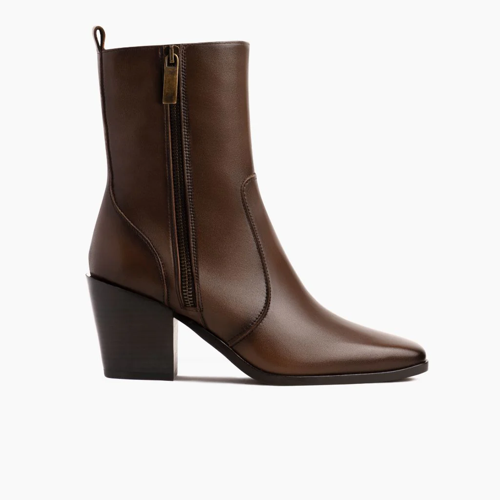 Soho Zip | Chocolate - Thursday Boots