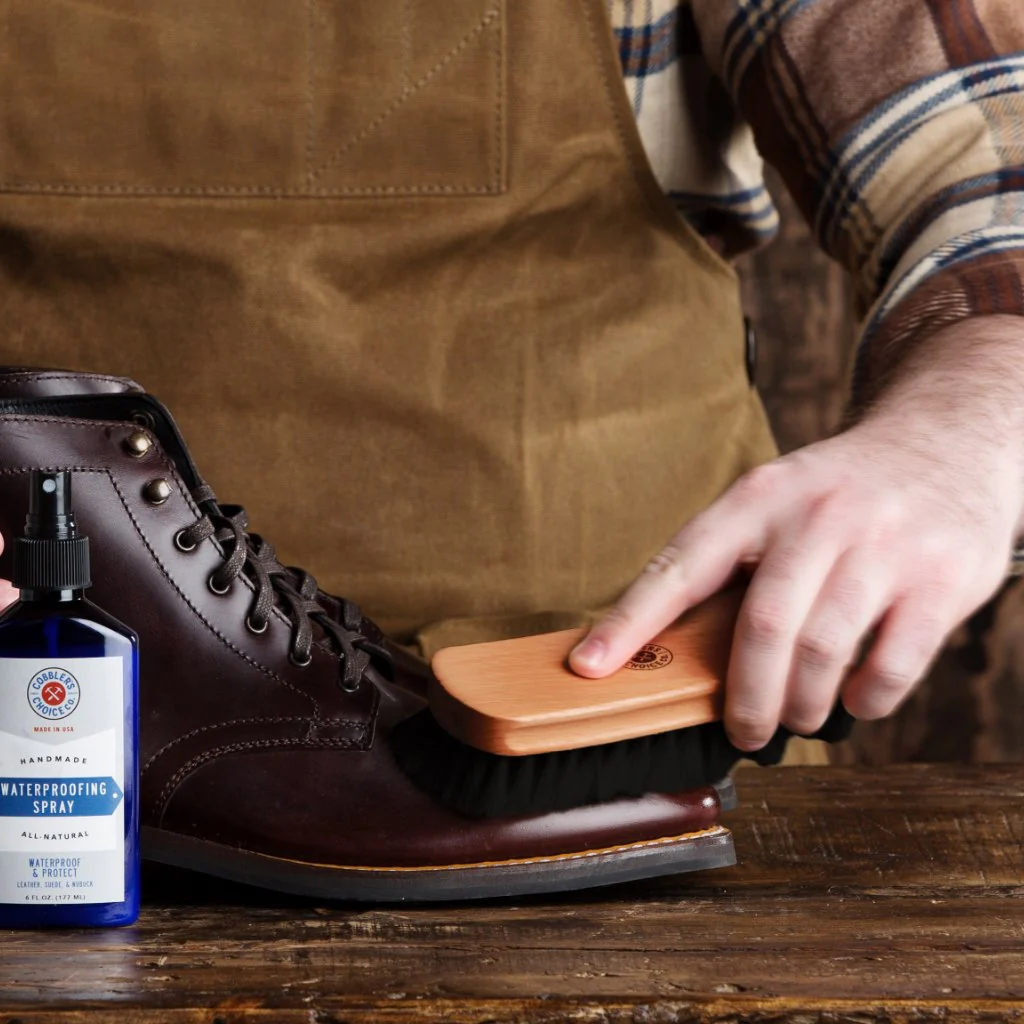 Cobbler's Choice Premium Shoe Brush | Tan - Thursday Boots