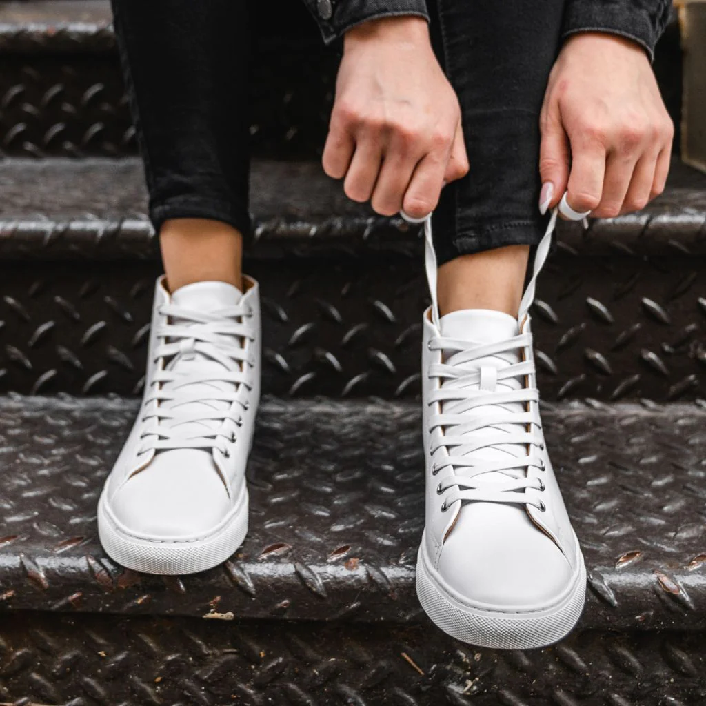 Women's Premier High Top | White - Thursday Boots
