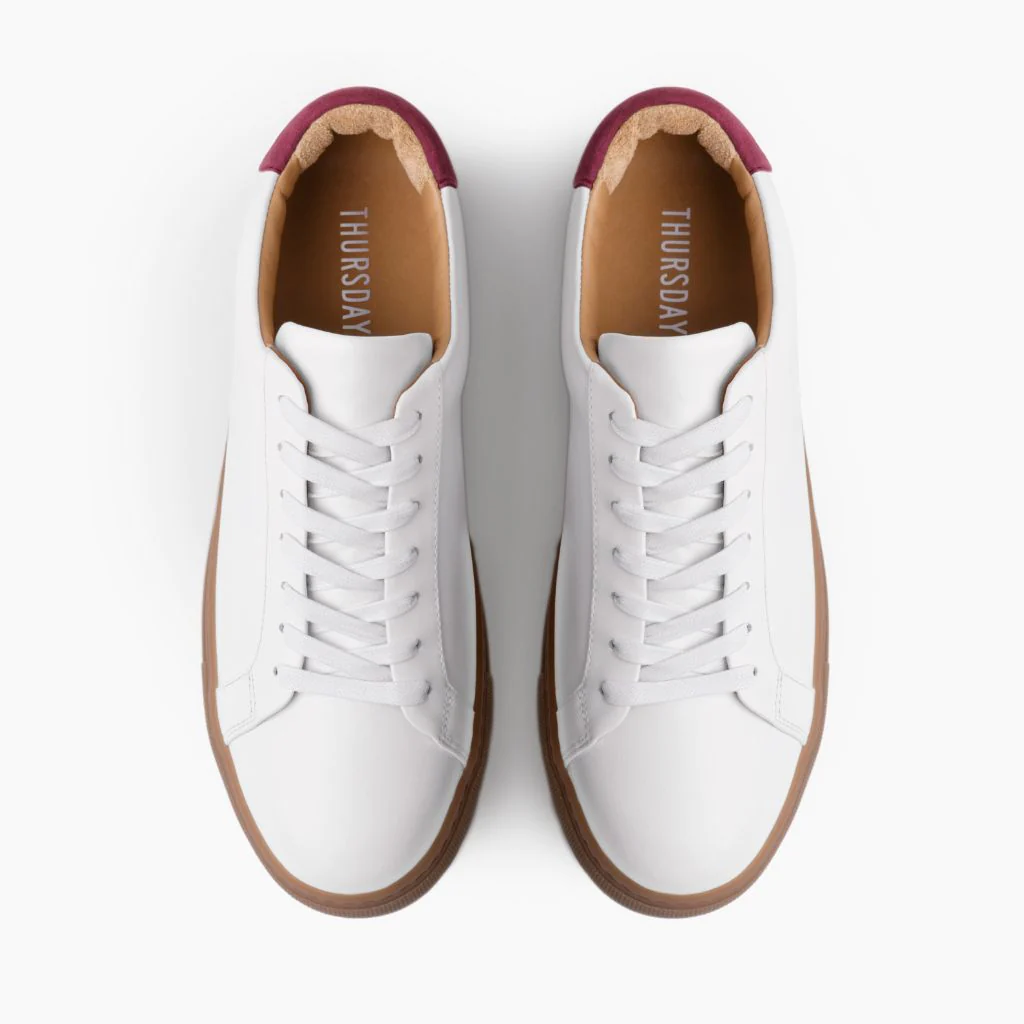 Women's Legacy | White x Burgundy - Thursday Boots