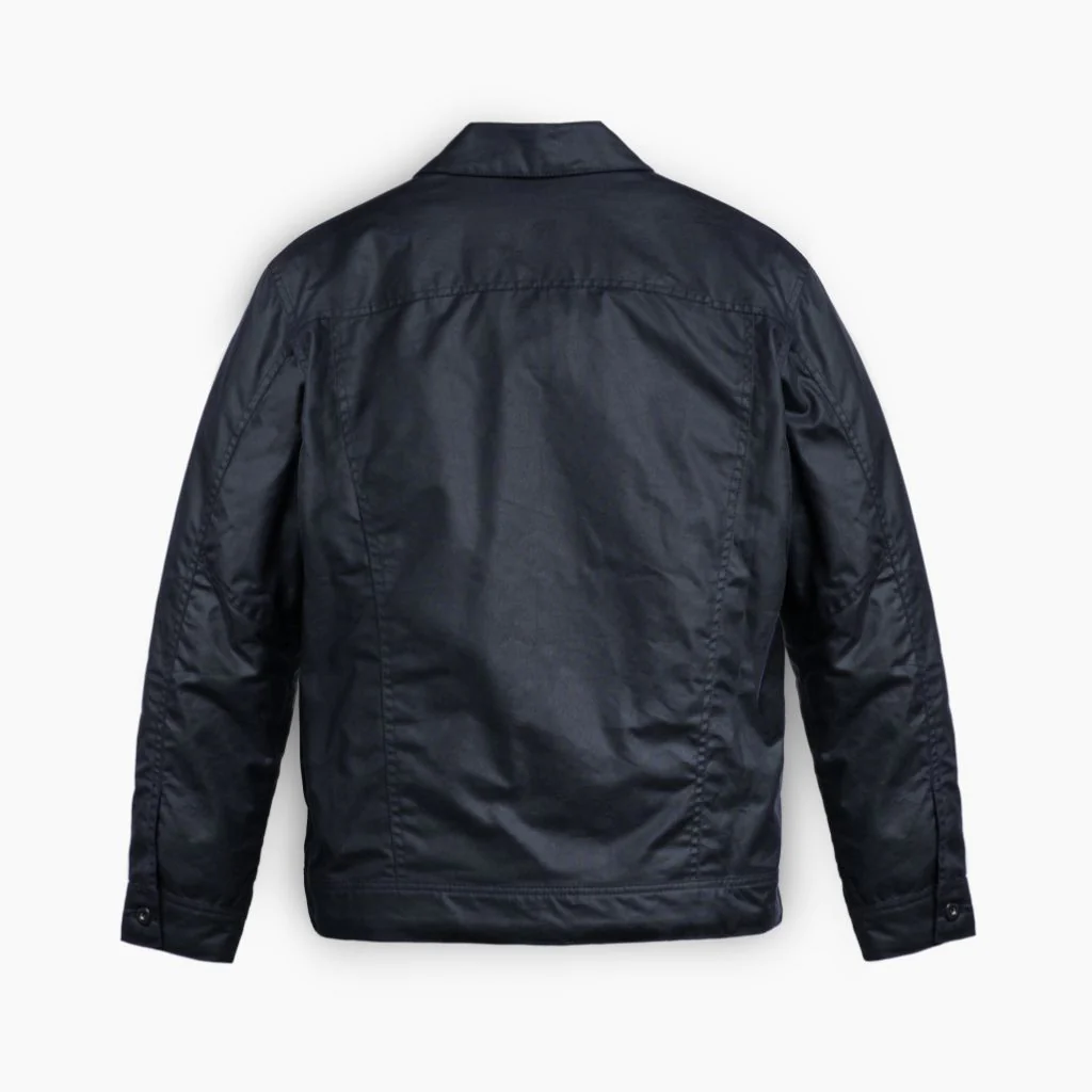 Waxed Canvas Field Jacket | Navy - Thursday Boots