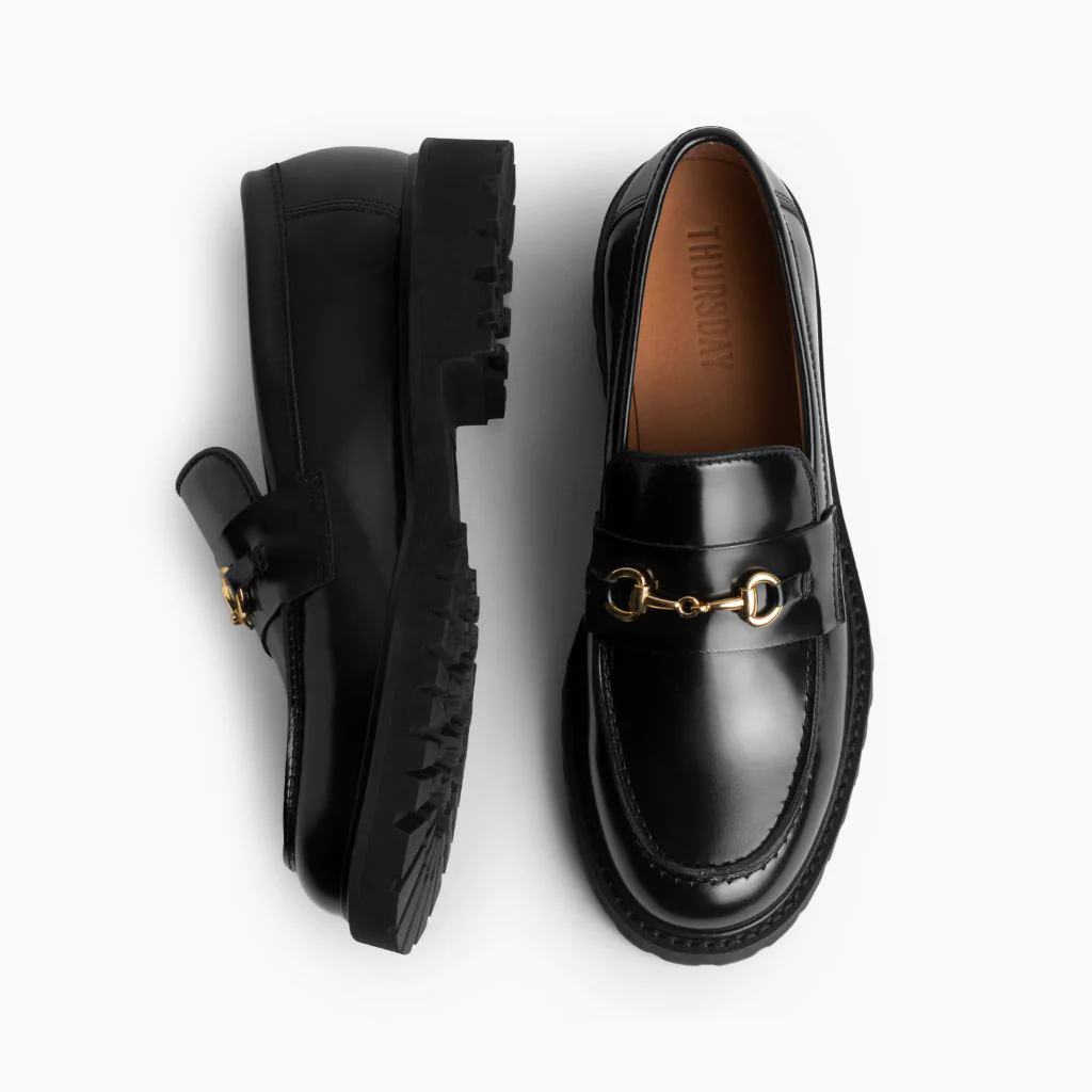Penny | Black & Gold - Thursday Boots