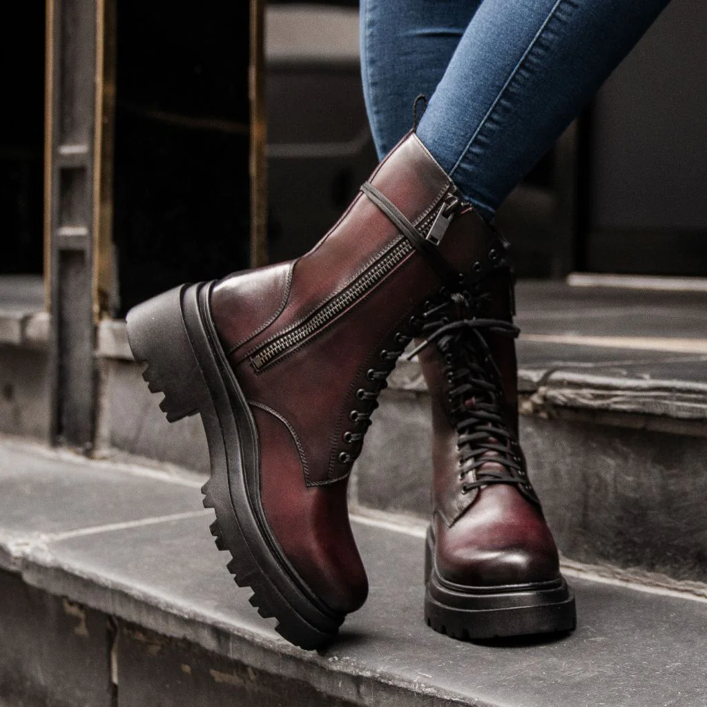Fatale | Black Cherry - Thursday Boots