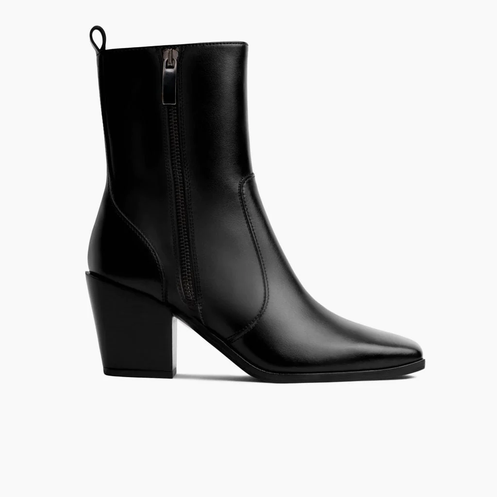 Soho Zip | Black - Thursday Boots
