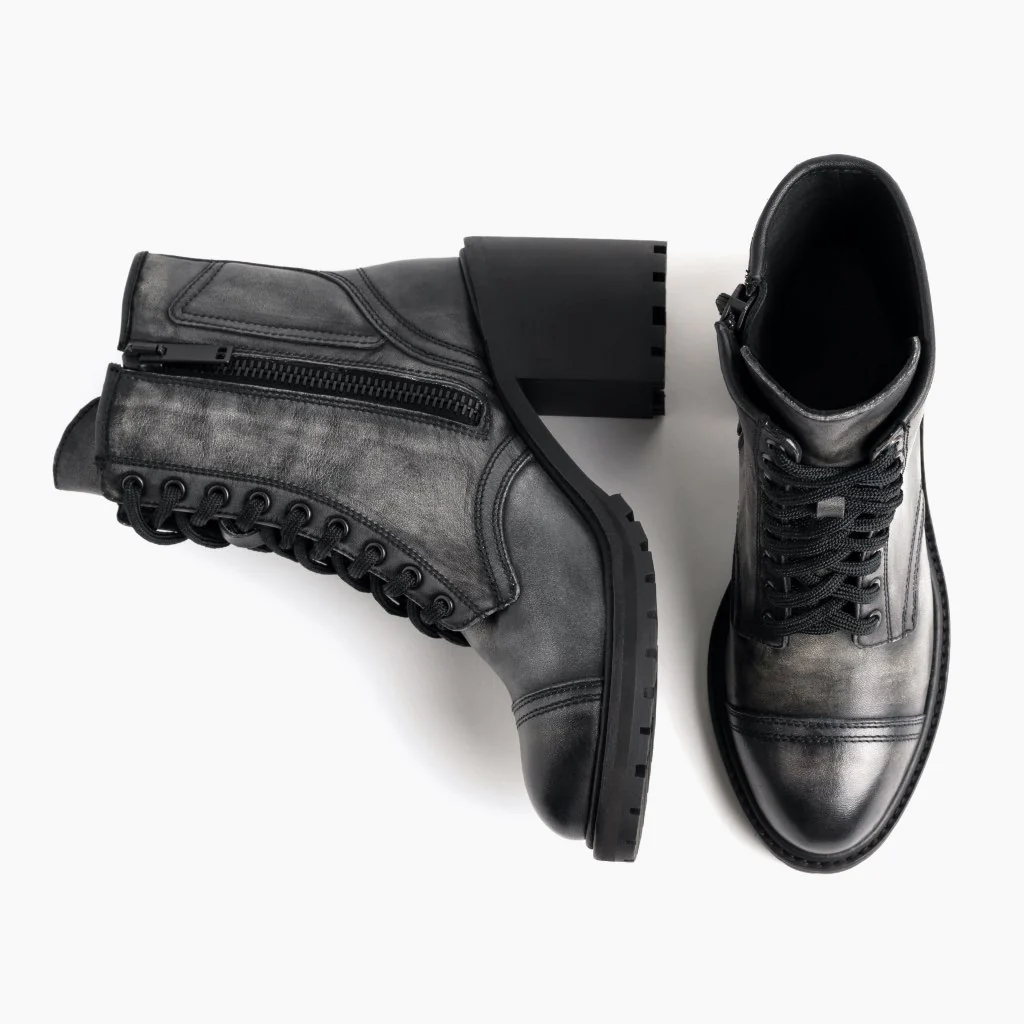 Rebel | Distressed Grey - Thursday Boots
