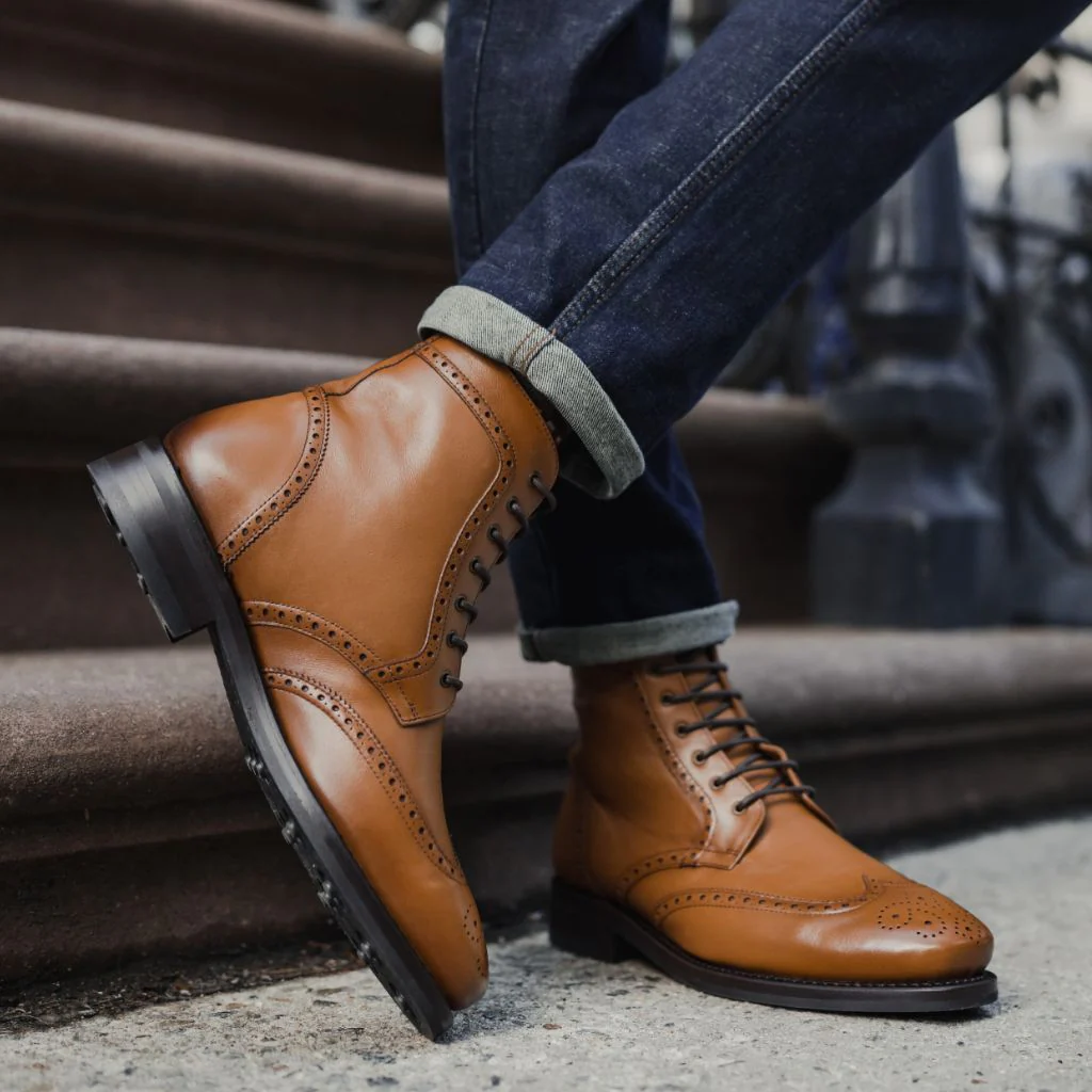 Wingtip | British Tan - Thursday Boots