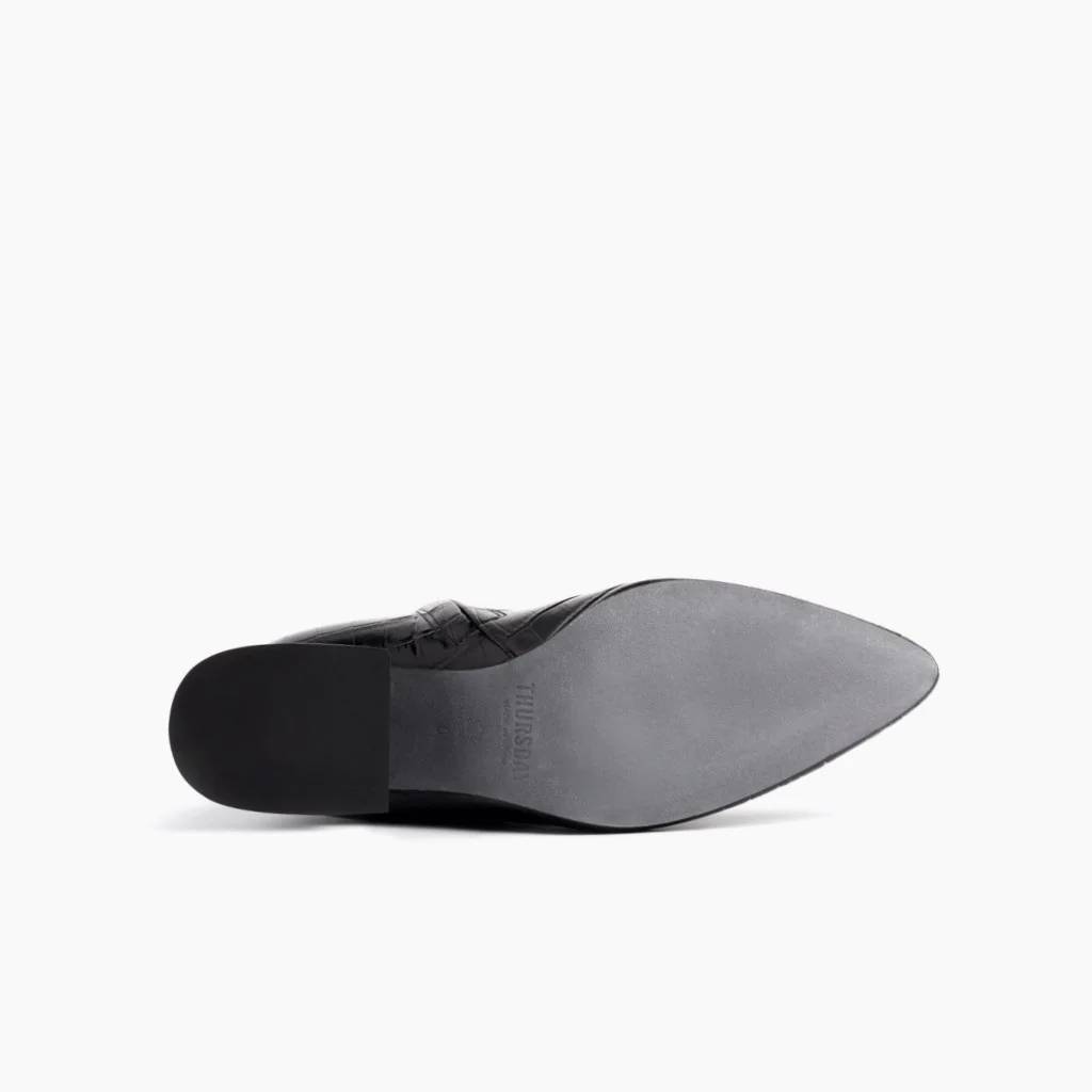 Heartbreaker | Black Croco - Thursday Boots