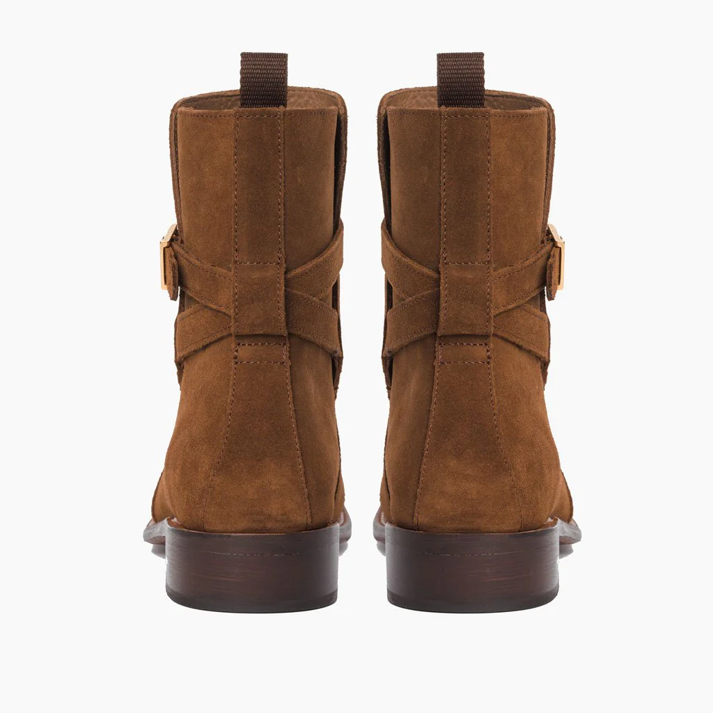 Rogue | Cognac Suede - Thursday Boots