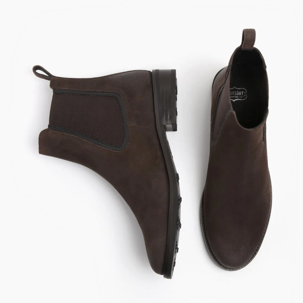 Duchess | Dark Brown Suede - Thursday Boots