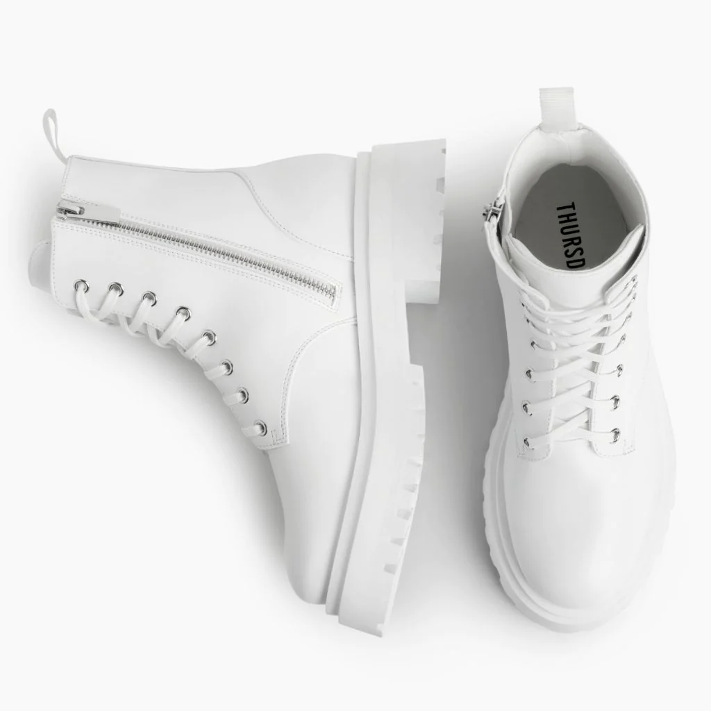 Dolce | White Vegan - Thursday Boots