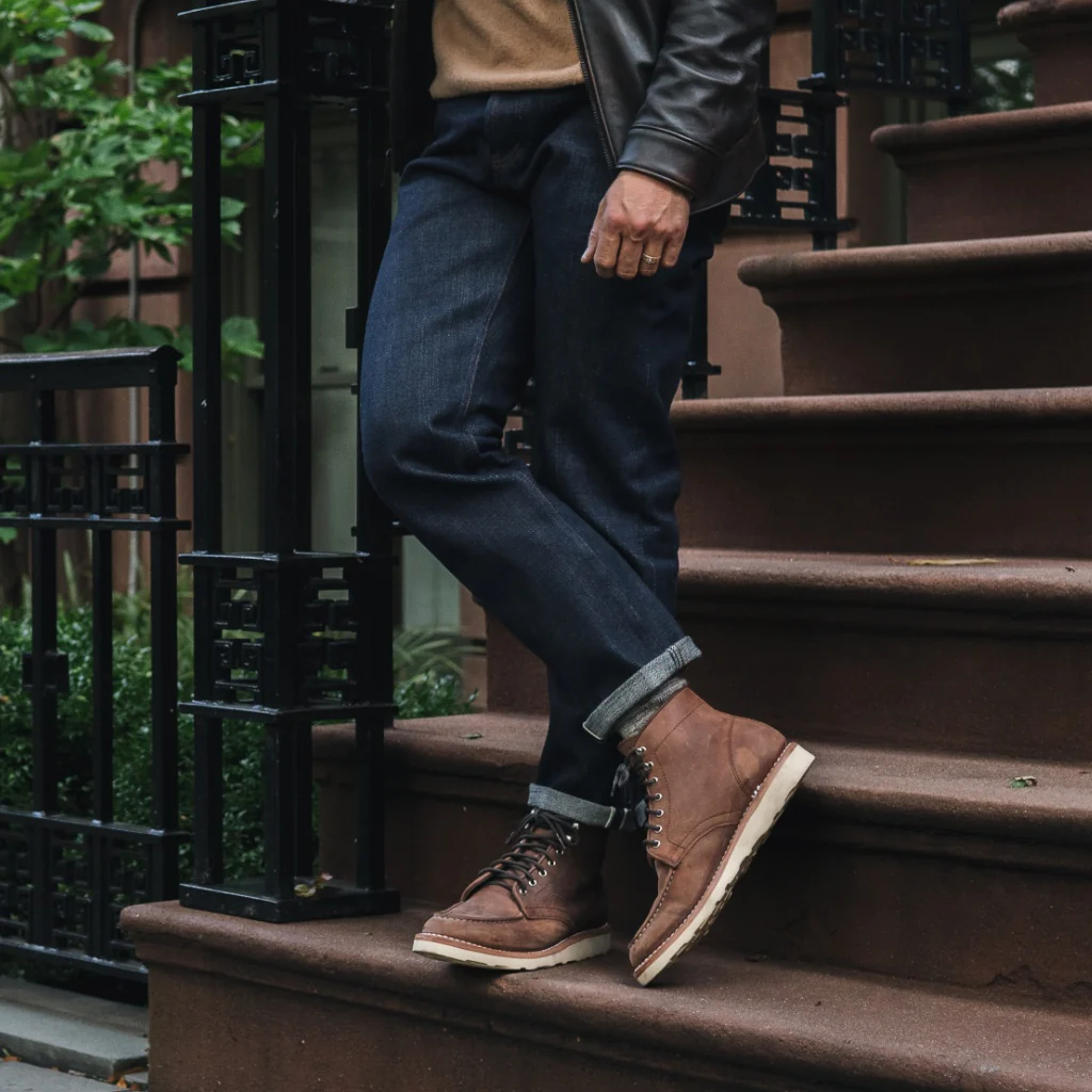 UB Heavyweight Selvedge Tapered Jeans | Indigo - Thursday Boots