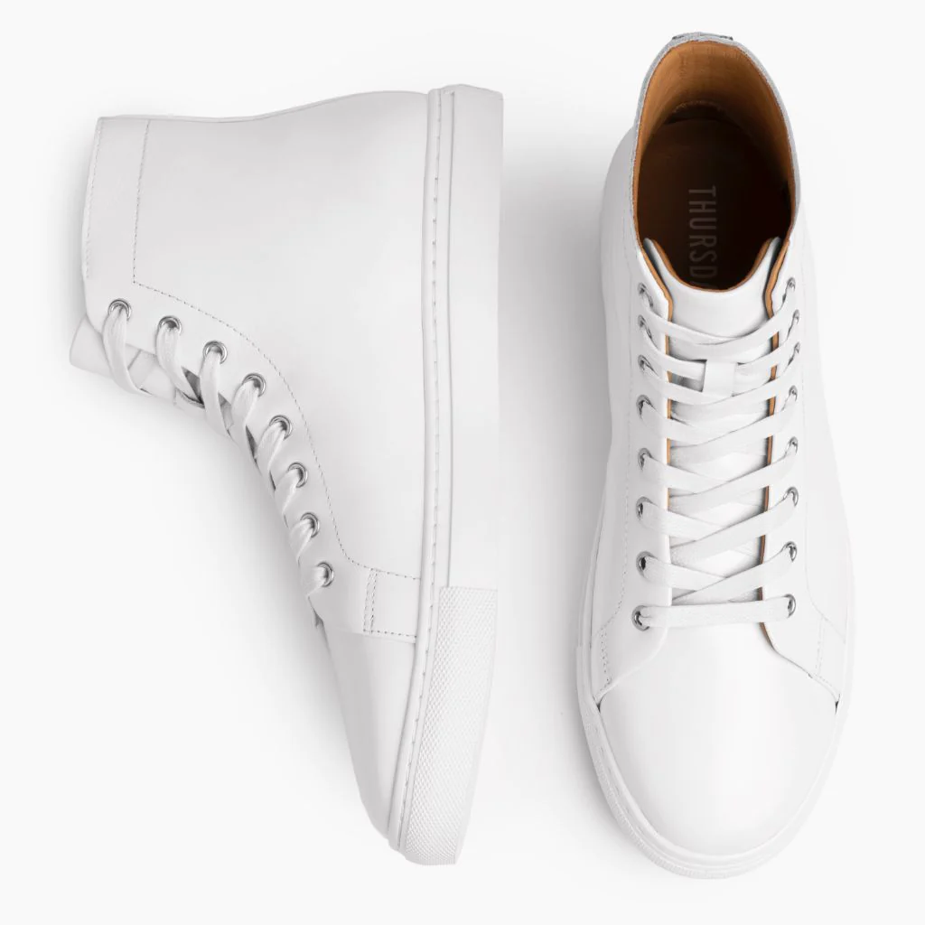 Premier High Top | White - Thursday Boots