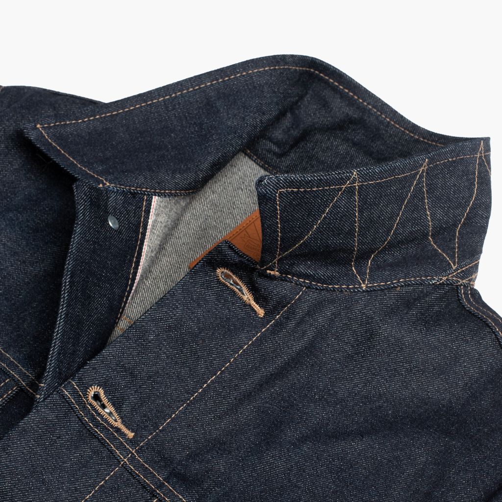 Selvedge Denim Trucker Jacket | Raw Indigo - Thursday Boots