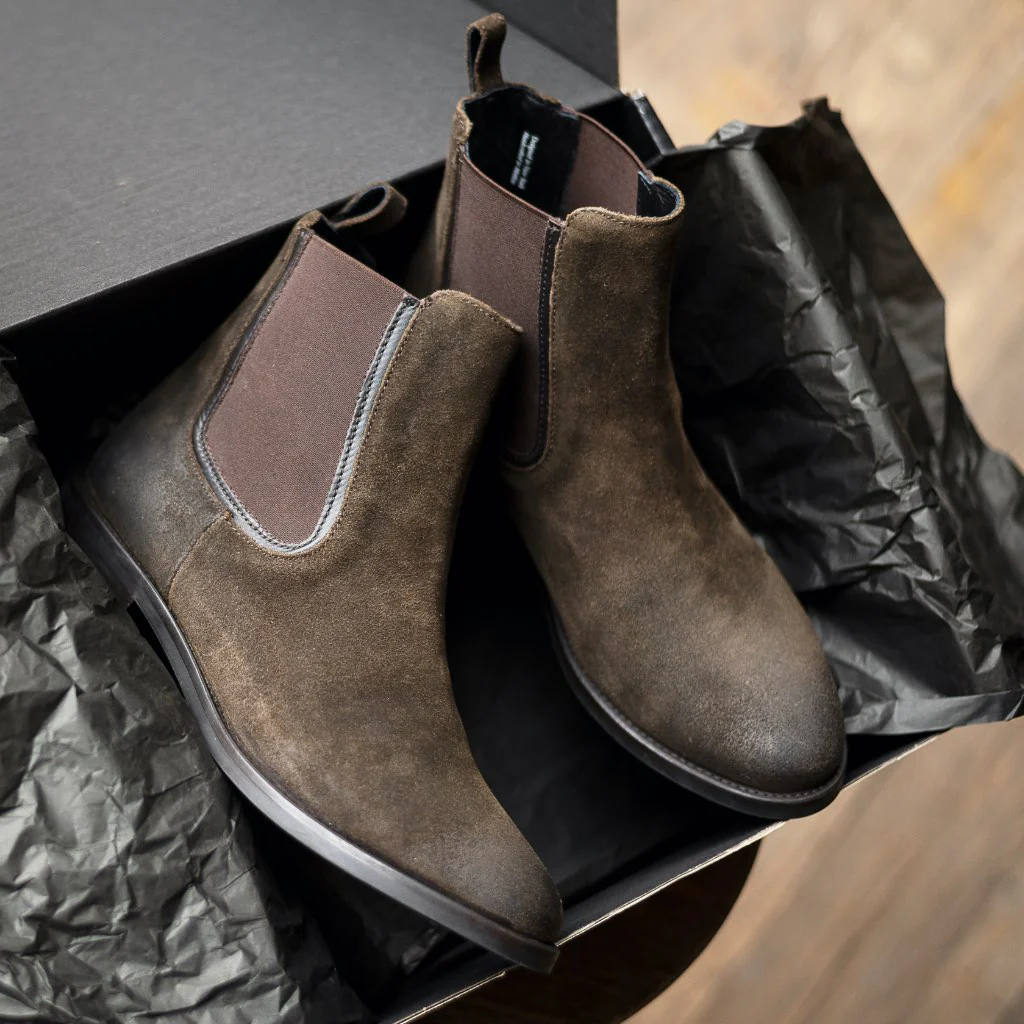 Duchess | Dark Olive Suede - Thursday Boots