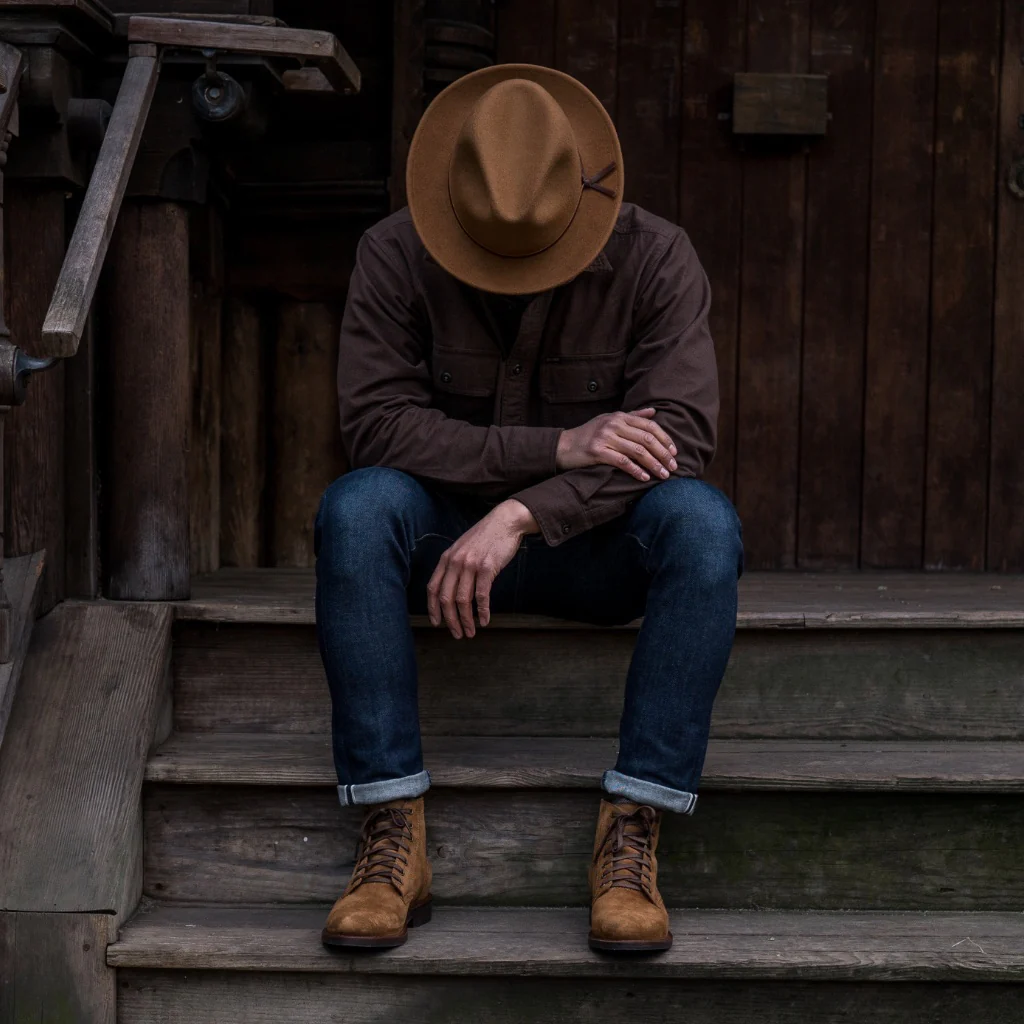 Yellow108 Luke Fedora | Caramel - Thursday Boots