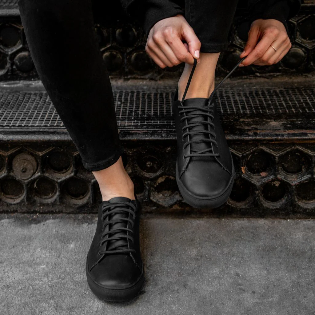 Women's Premier Low Top | Black Vachetta - Thursday Boots