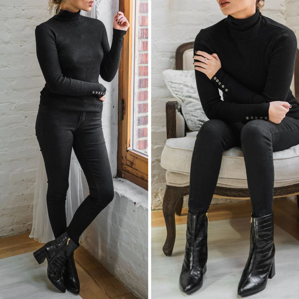 Heartbreaker | Black Croco - Thursday Boots