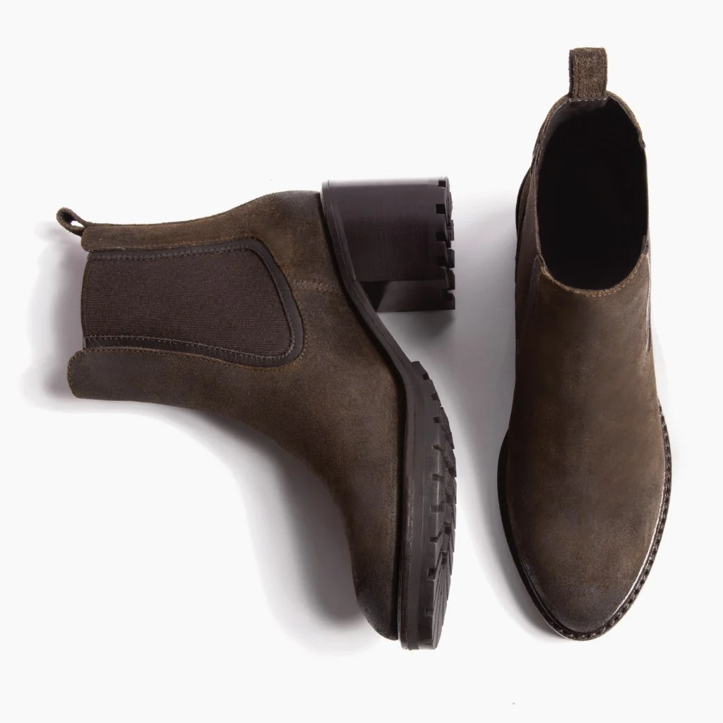 Knockout | Dark Olive Suede - Thursday Boots