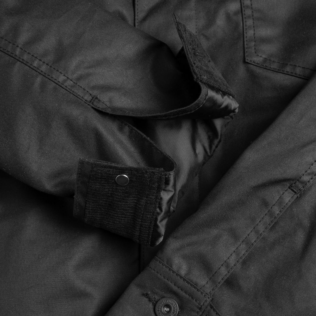 Waxed Canvas Field Jacket | Black - Thursday Boots