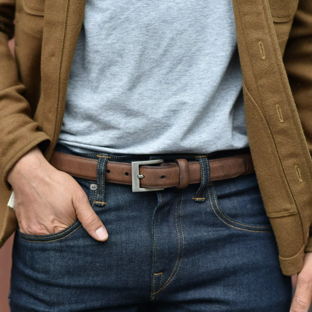 Men's Classic Leather Belt | Terracotta - Thursday Boots